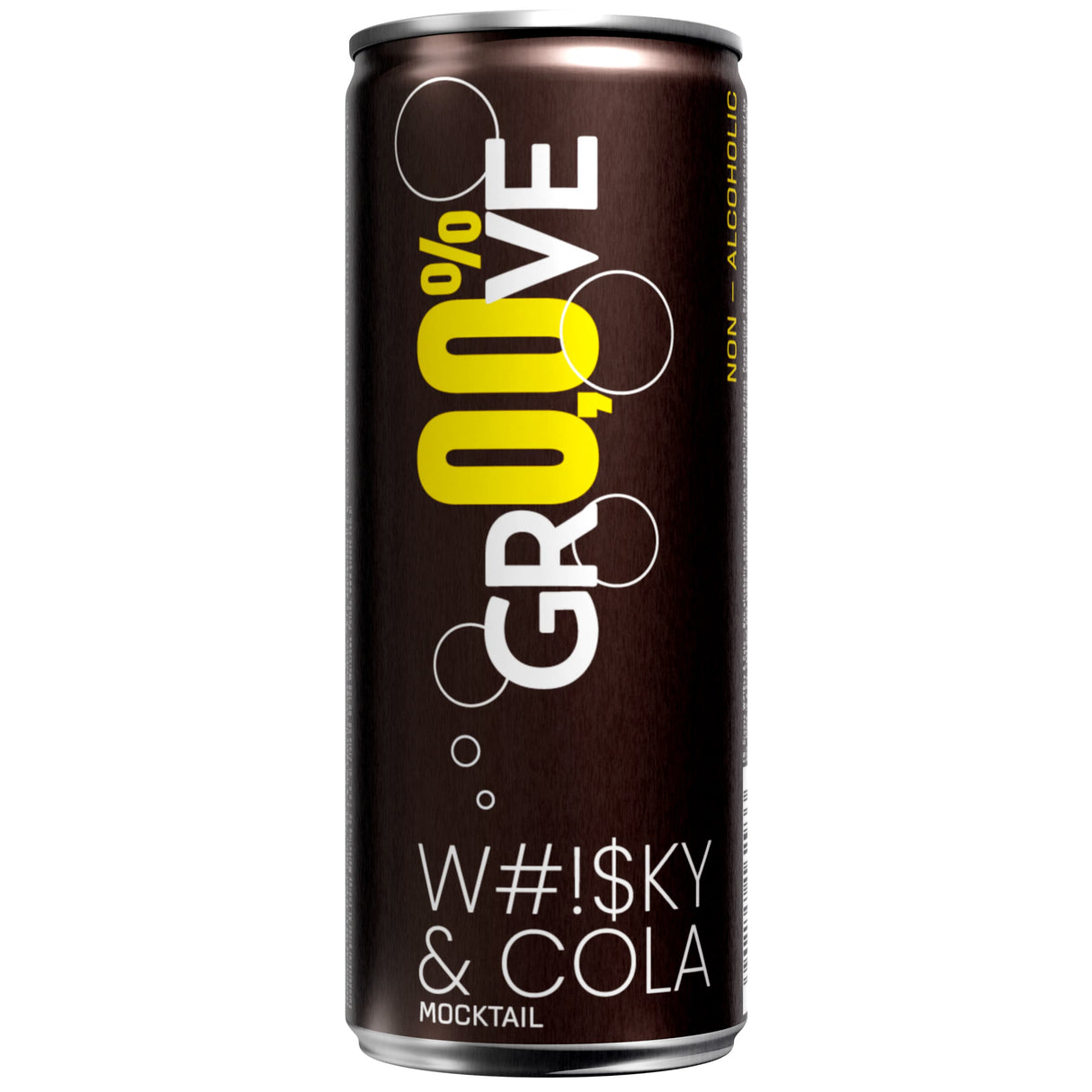 Produkt GROOVE 12x Napój bezalkoholowy GROOVE Whisky Cola Mocktail koktajl drink 250ml K_003502_12