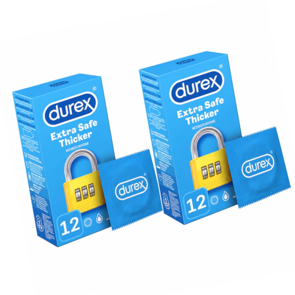 Produkt DUREX 2 x Prezerwatywy DUREX Extra Safe 12szt K_010832_2