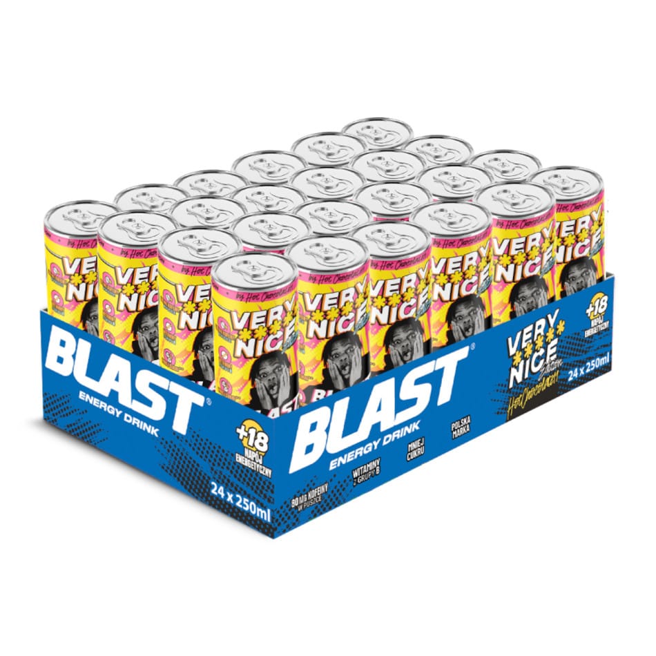 Produkt ENERGY BLAST 24x Napój energetyczny ENERGY BLAST Very Nice Mango Ananas 250ml K_038450_24