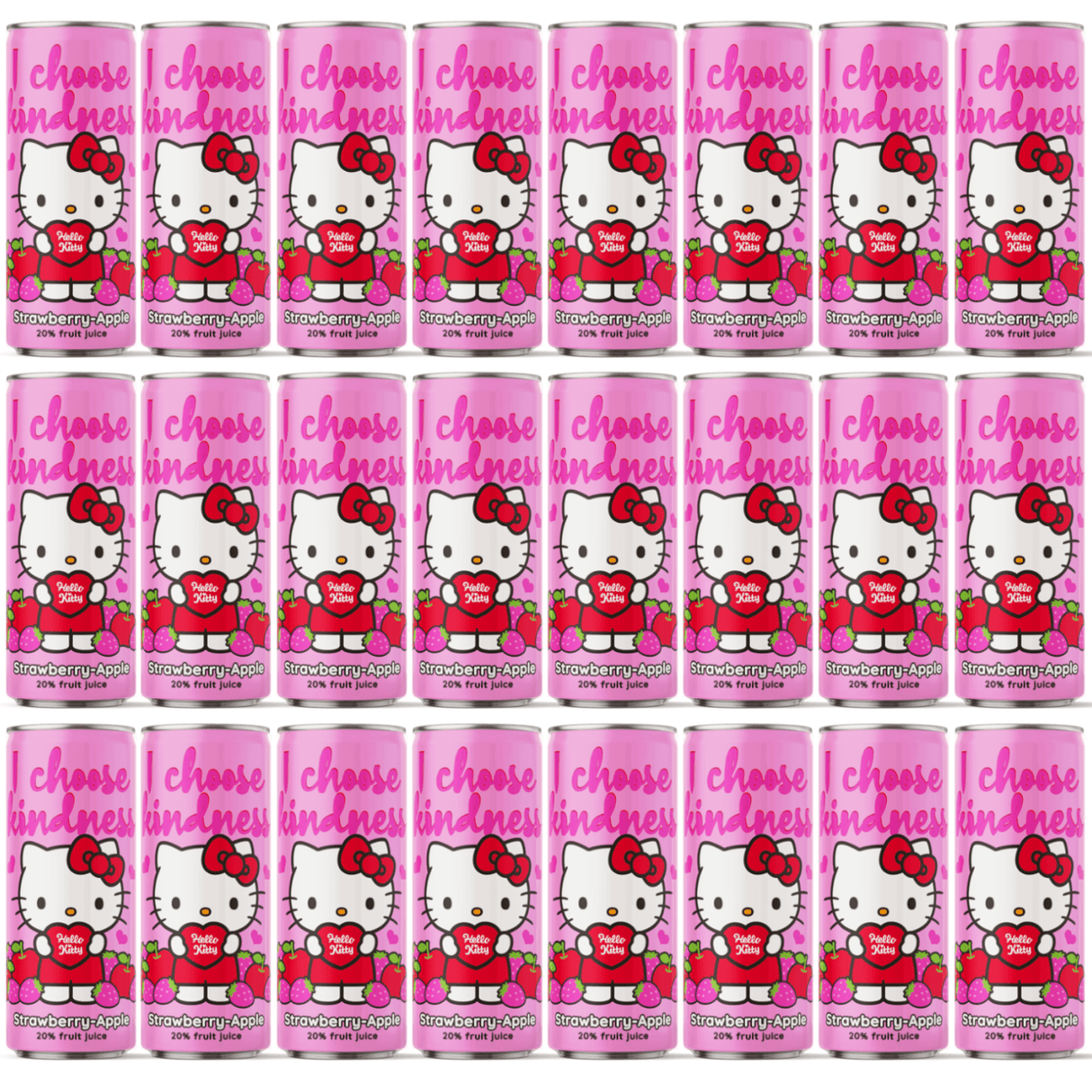 Produkt VITAMIZU 24x Napój VITAMIZU Hello Kitty Strawberry Apple Puszka 250 ml K_003077_24