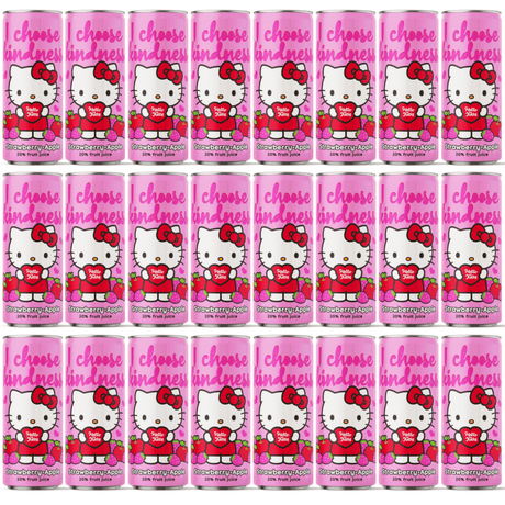 Produkt VITAMIZU 24x Napój VITAMIZU Hello Kitty Strawberry Apple Puszka 250 ml K_003077_24