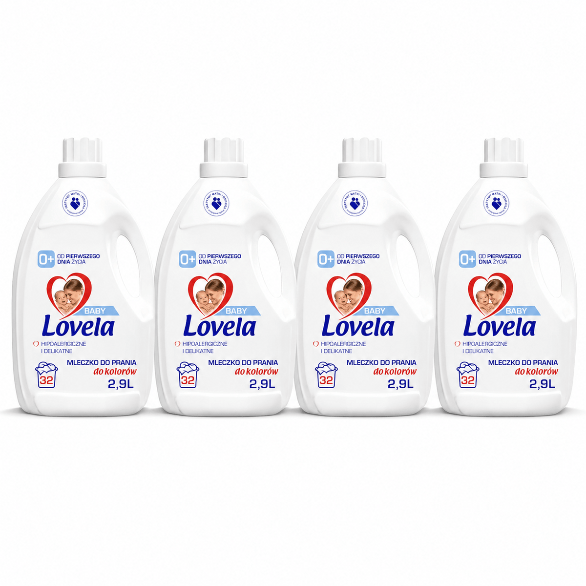 Produkt LOVELA 4x Płyn do prania kolorów LOVELA Baby Mleczko dla dzieci 32 prania 2,9l K_003218_4