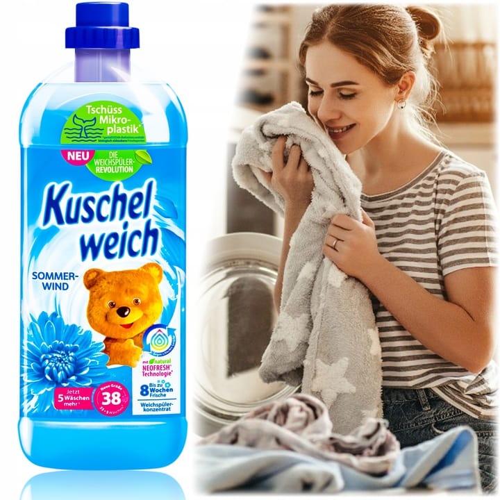 Produkt KUSCHELWEICH 6x Płyn do płukania KUSCHELWEICH Sommerwind 38 prań 1 l K_037940_6