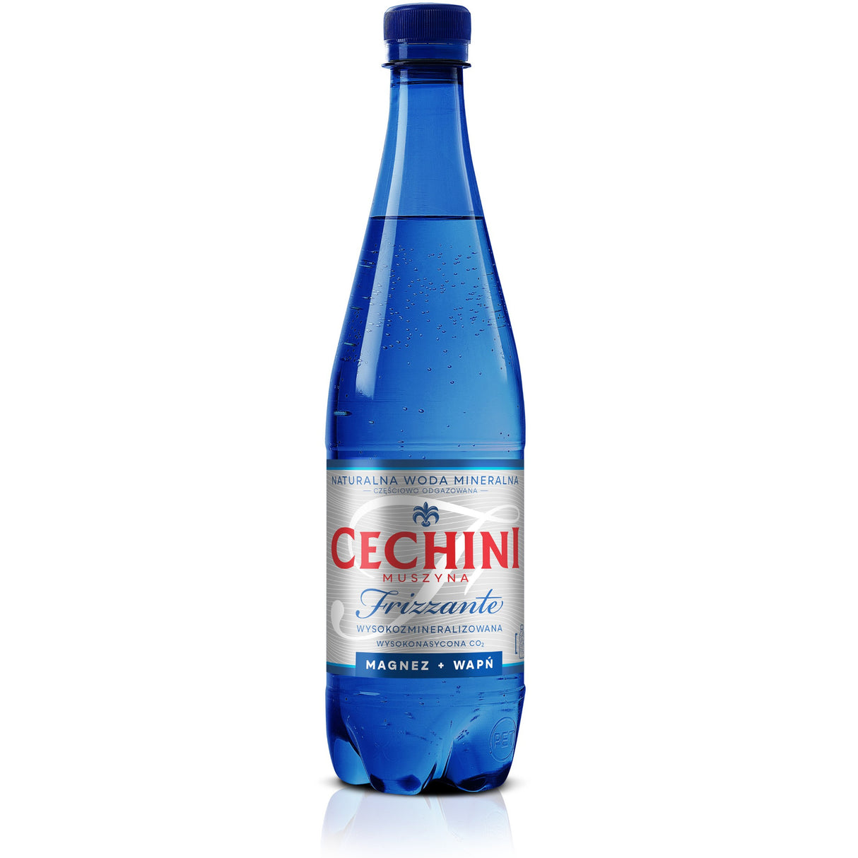 Woda wysokonasycona CECHINI MUSZYNA Frizzante mineralna 0,75l