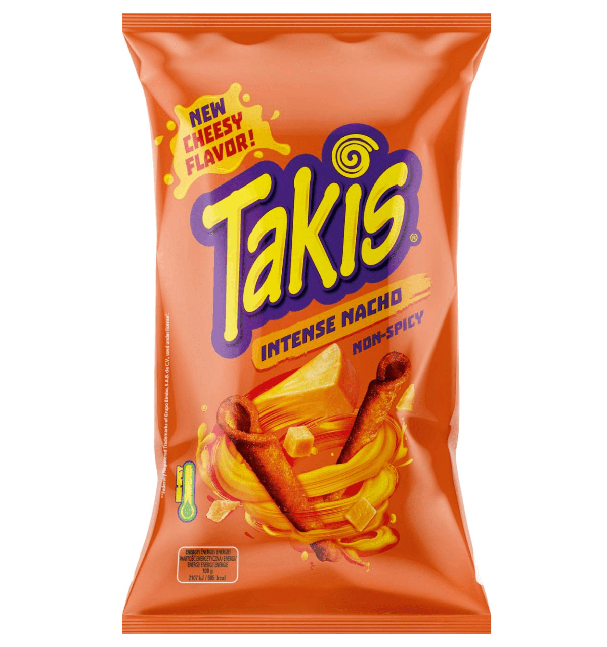 Produkt TAKIS Chipsy 18x Chipsy kukurydziane Tortilla TAKIS Intense Nacho 100g K_052736_18