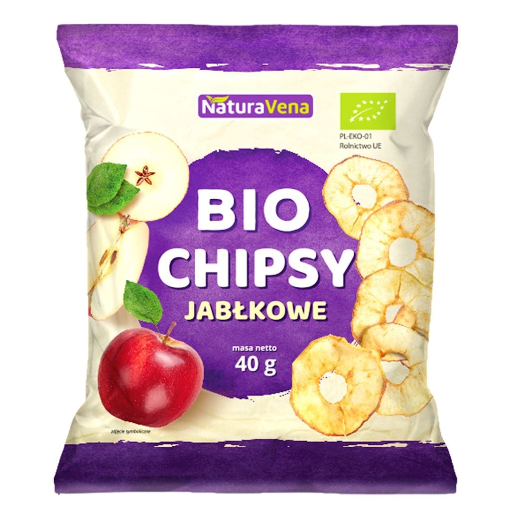 Produkt NATURAVENA BIO CHIPSY JABŁKOWE BEZGLUTENOWE BIO 40 g - NATURAVENA 5908445471032