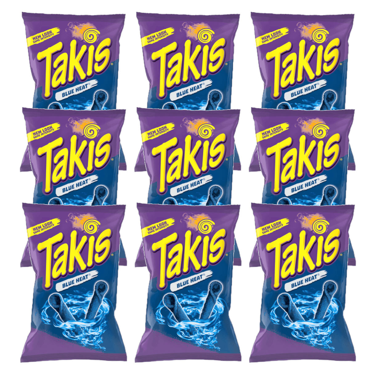 Produkt TAKIS Chrupki 9x Chipsy kukurydziane Tortilla TAKIS Blue Heat 100g K_052737_9
