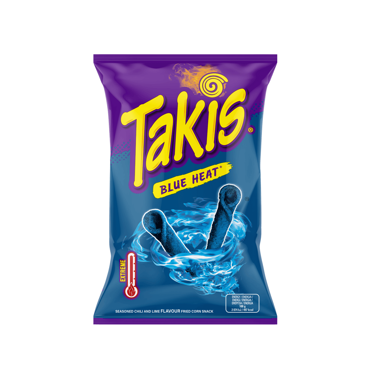 Produkt TAKIS Chrupki Chipsy kukurydziane Tortilla TAKIS Blue Heat 100g 052737