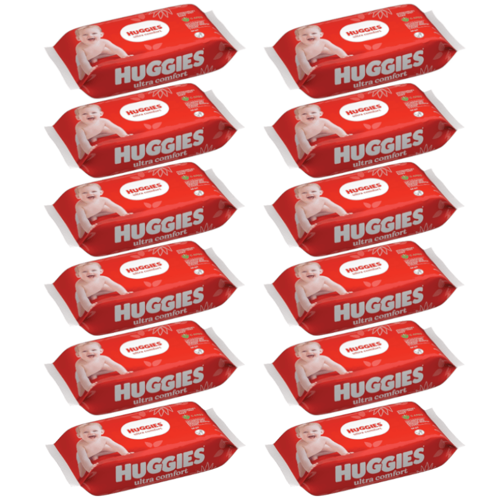 Produkt HUGGIES Chusteczki nawilżane 10x Chusteczki nawilżane HUGGIES Baby Wipes Ultra Comfort 56szt K_004453_10