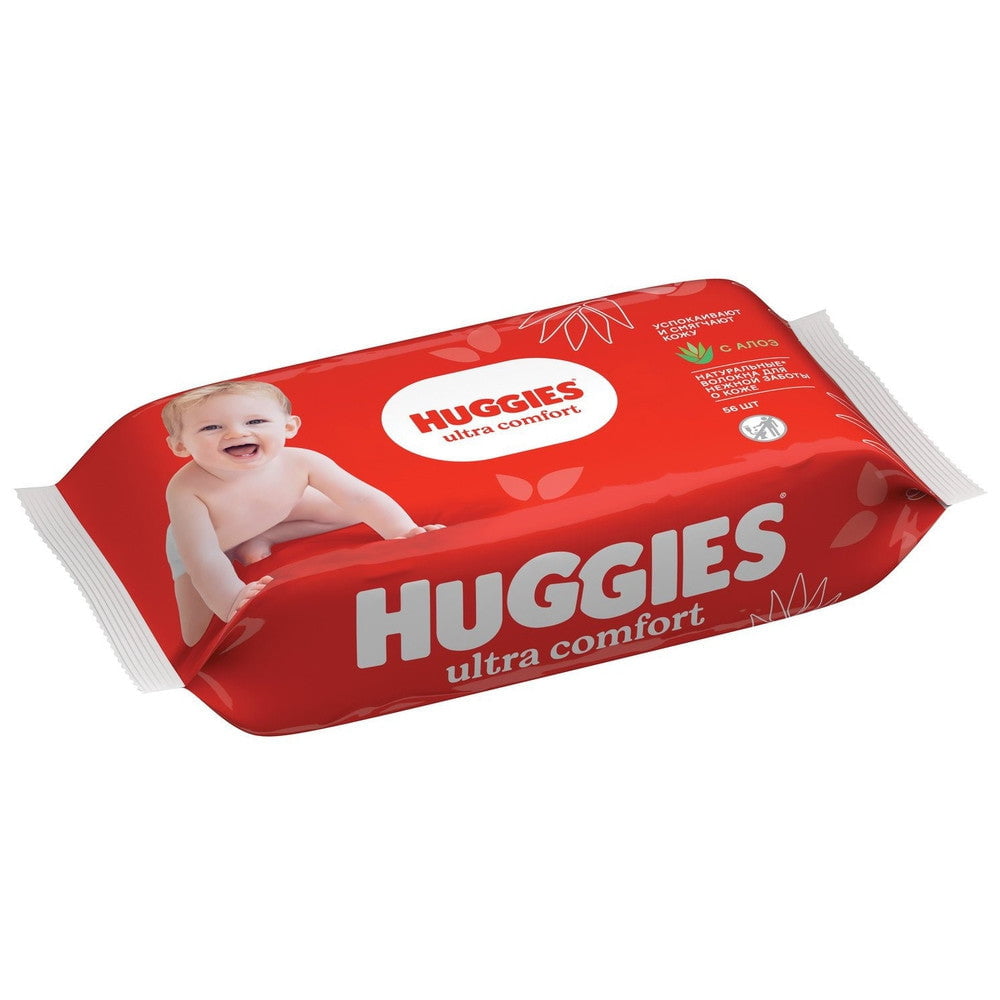 Produkt HUGGIES Chusteczki nawilżane Chusteczki nawilżane HUGGIES Baby Wipes Ultra Comfort 56szt 004453