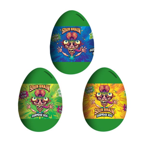 Produkt LOLLIBONI Cukierki i żelki LOLLIBONI Jajko niespodzianka Sour Brain Surprise Egg 16g 001834