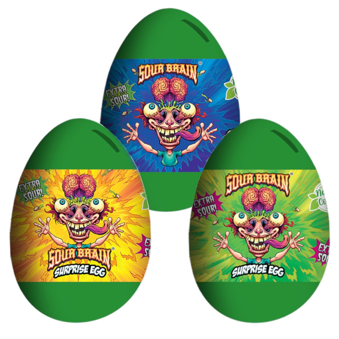 Produkt LOLLIBONI Cukierki i żelki LOLLIBONI Jajko niespodzianka Sour Brain Surprise Egg 16g 001834