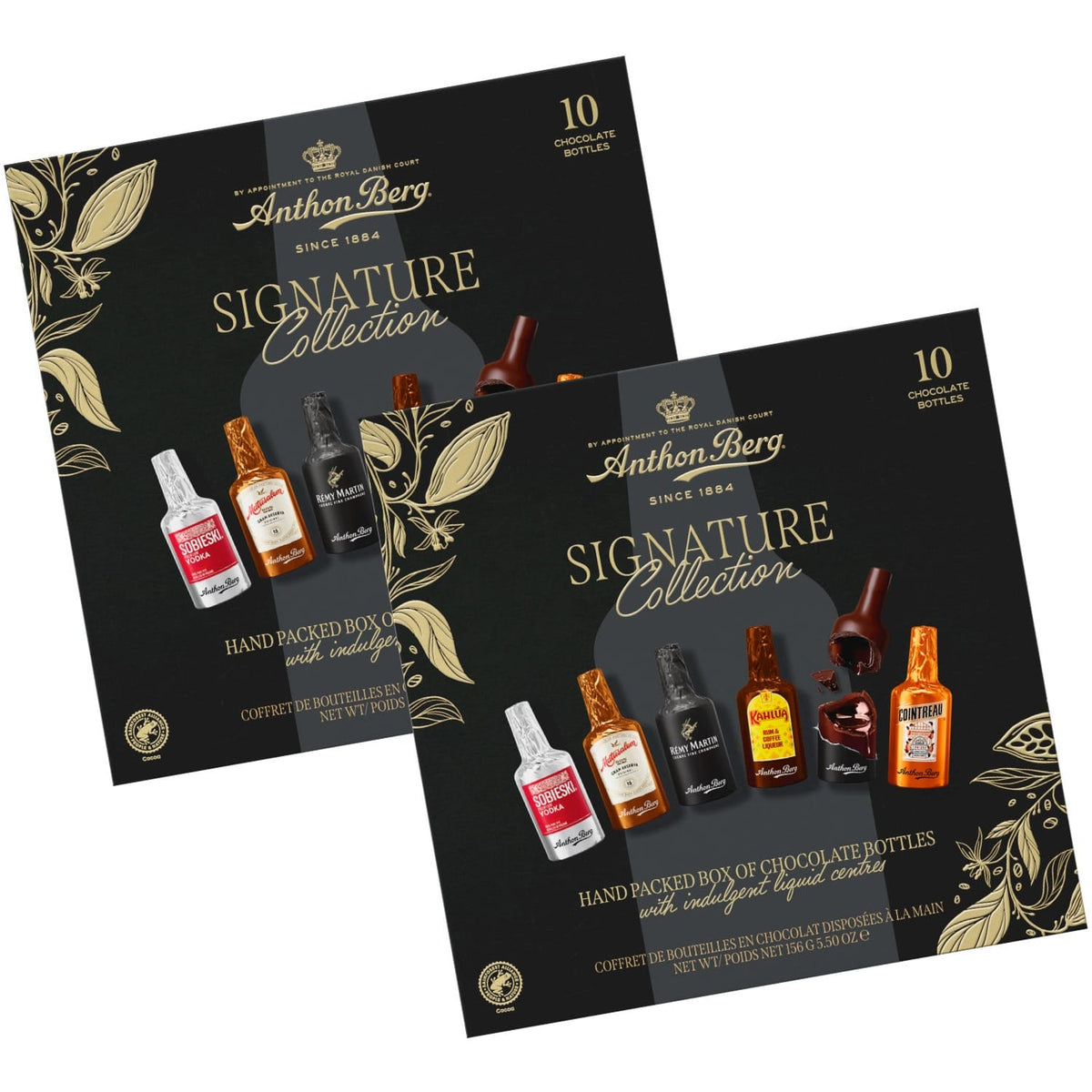Produkt ANTHON BERG Czekolada 2x Czekoladki z alkoholem Anthon Berg Chocolate Liqueurs 10 szt 156g K_006291_2