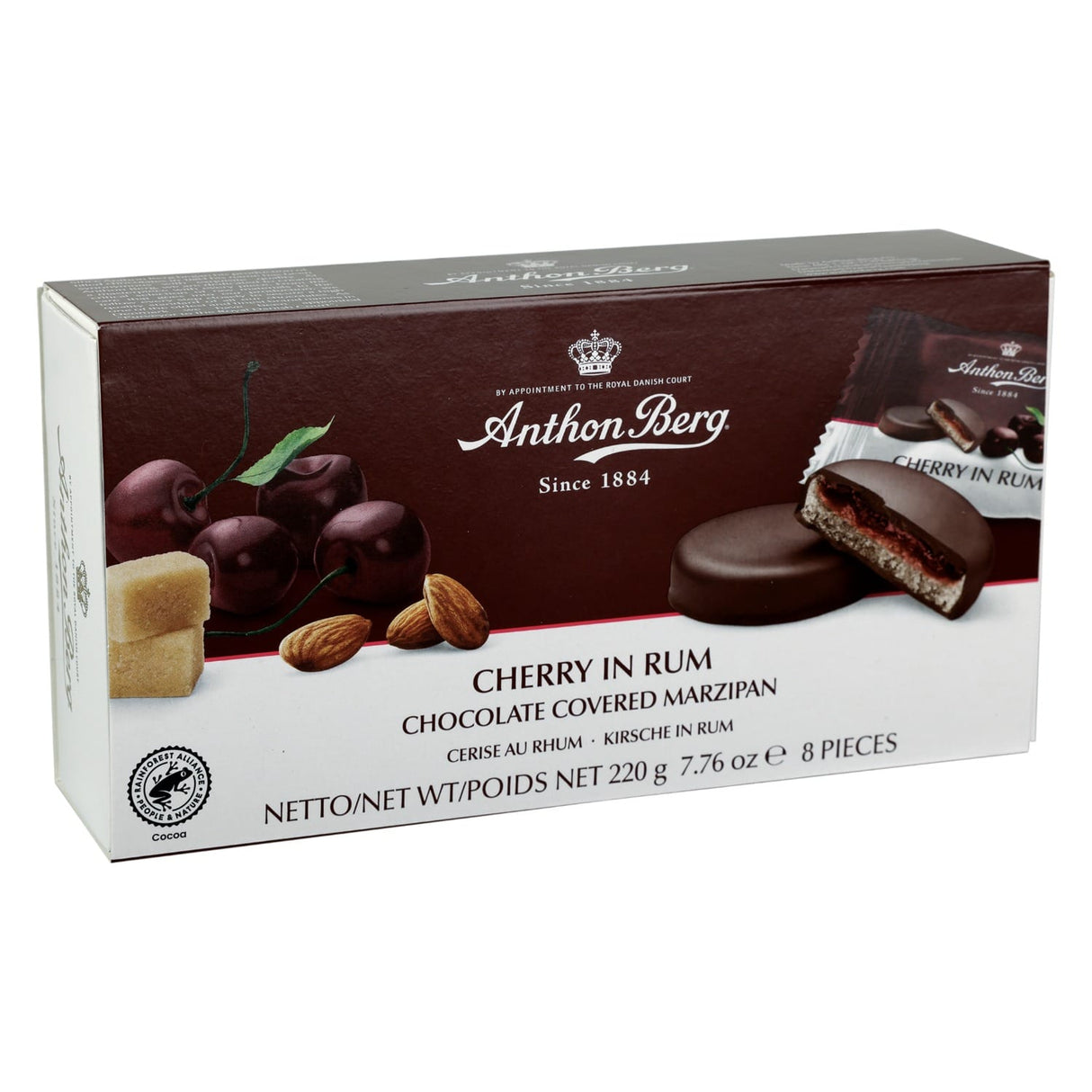Produkt ANTHON BERG Czekolada 2x Czekoladki z alkoholem i marcepanem Anthon Berg Cherry in Rum 220g K_004174_2