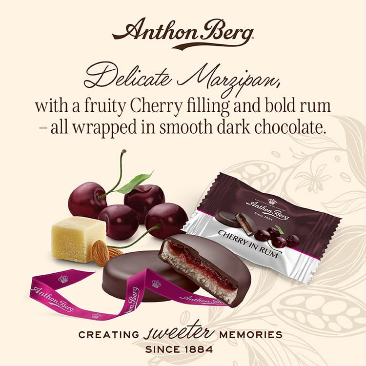 Produkt ANTHON BERG Czekolada 4x Czekoladki z alkoholem i marcepanem Anthon Berg Cherry in Rum 220g K_004174_4