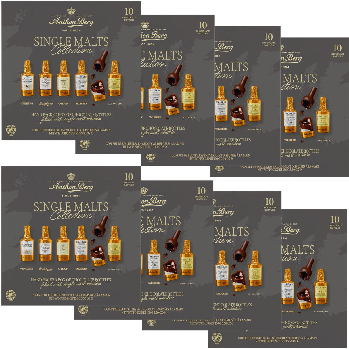 Produkt ANTHON BERG Czekolada 8x Czekoladki z alkoholem Anthon Berg Chocolate Single Malt 10 szt 156g K_006295_8