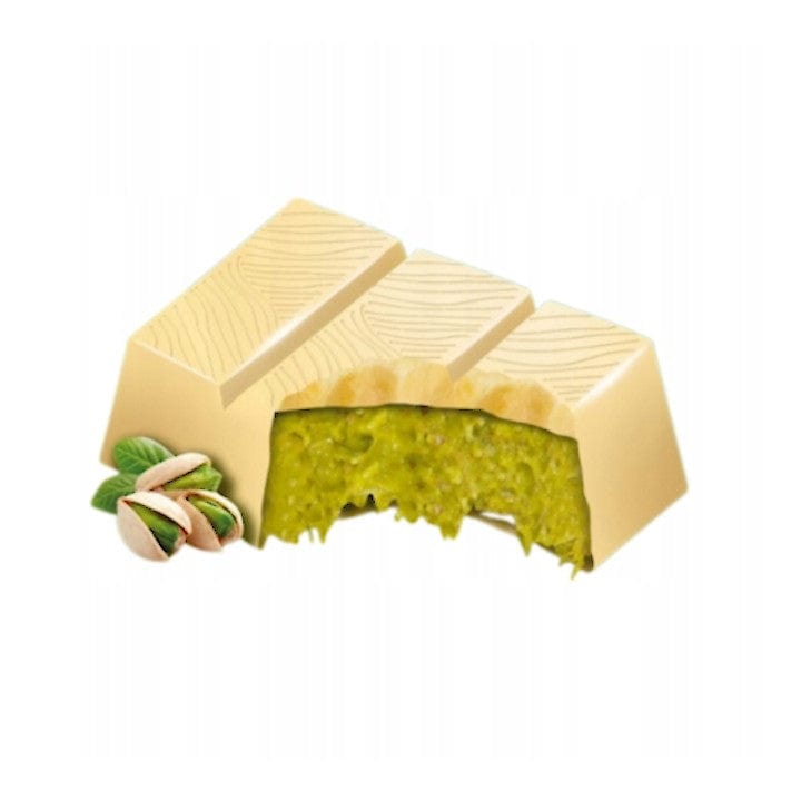 Produkt ALYAN Czekolada Czekolada dubajska ALYAN Dubai Biała z nadzieniem pistacjowym 100g 002916