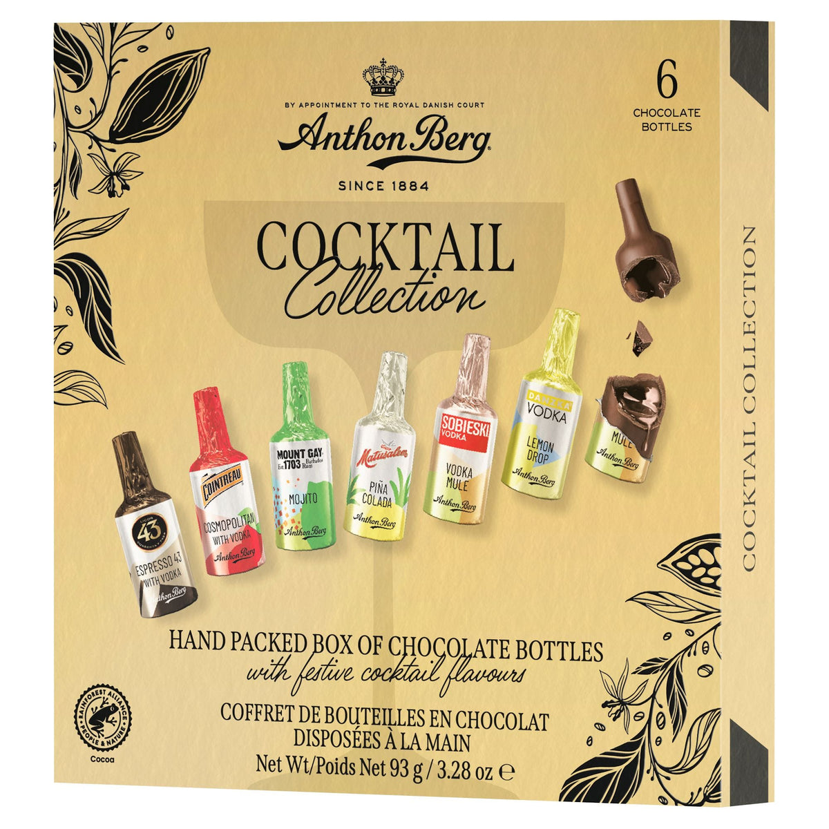 Produkt ANTHON BERG Czekolada Czekoladki z alkoholem Anthon Berg Chocolate Cocktails 6 szt 93g 006293