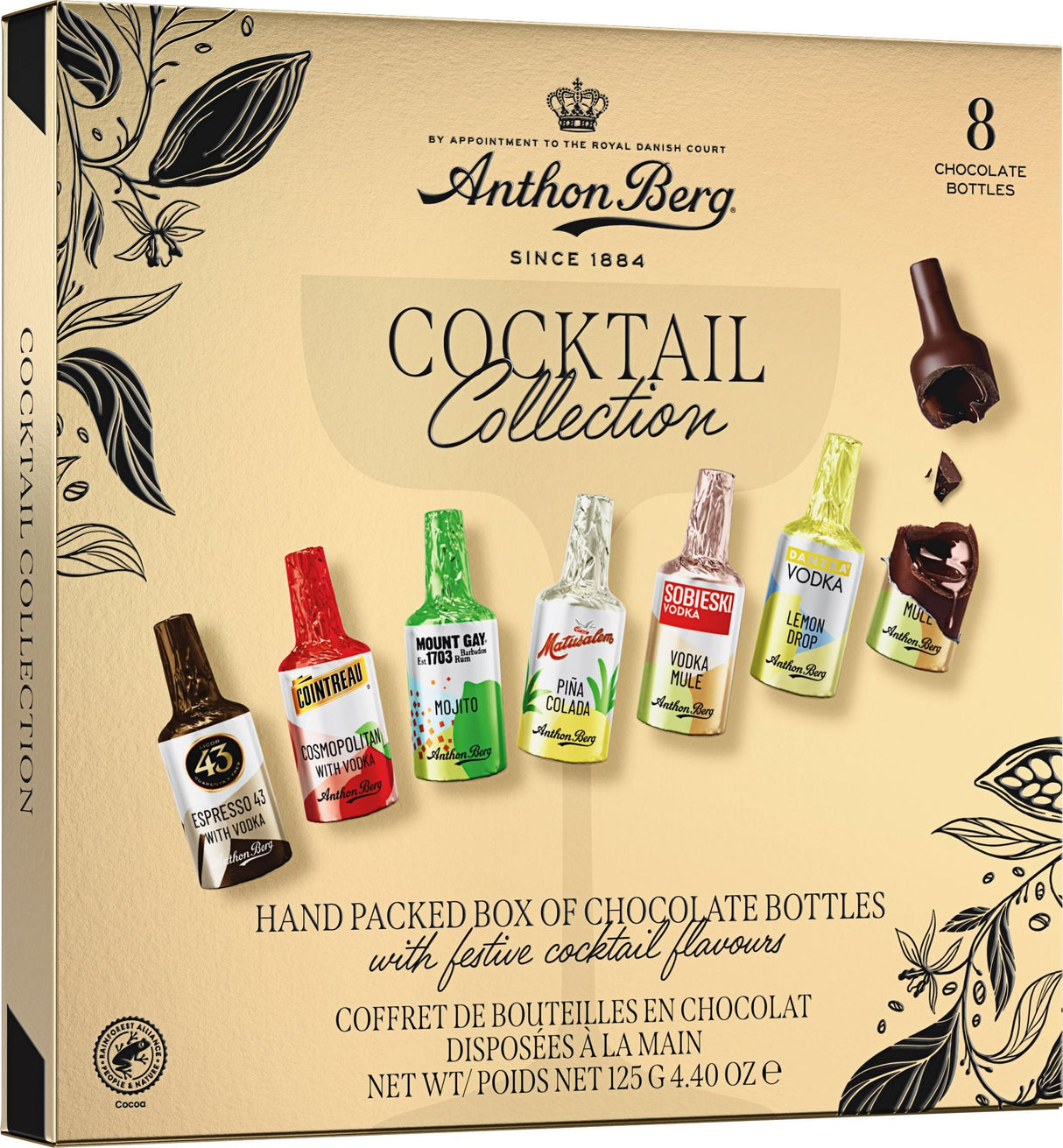 Produkt ANTHON BERG Czekolada Czekoladki z alkoholem Anthon Berg Chocolate Cocktails 8 szt 125g 006173