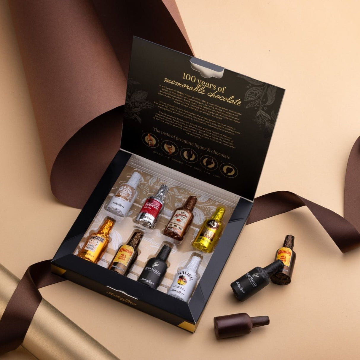 Produkt ANTHON BERG Czekolada Czekoladki z alkoholem Anthon Berg Chocolate Liqueurs 18 szt 281g 006292