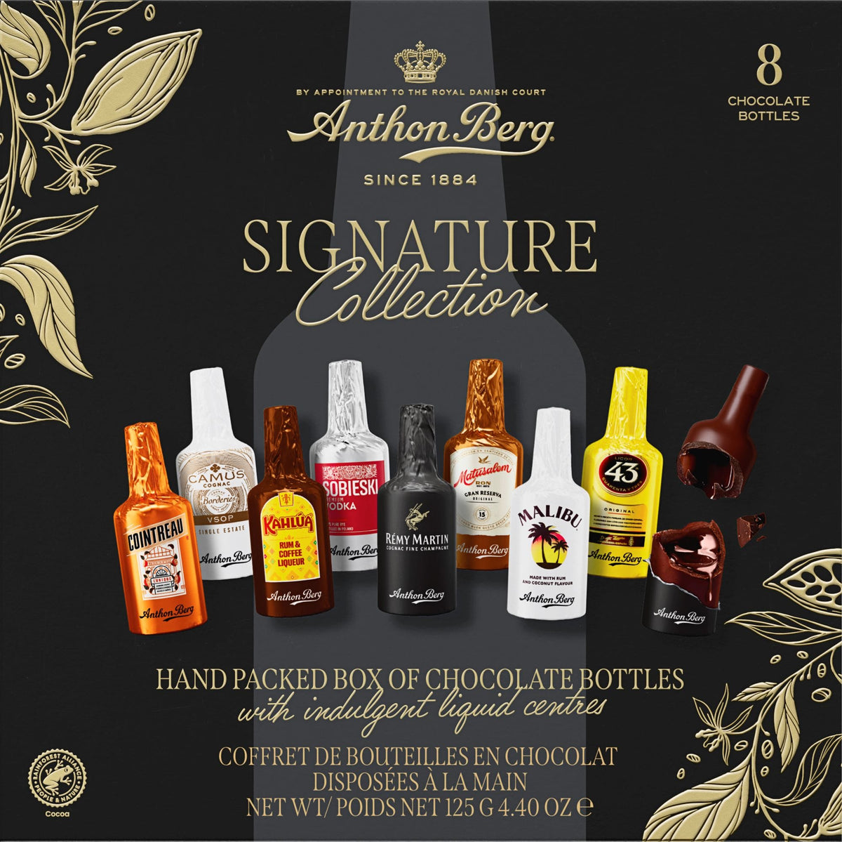 Produkt ANTHON BERG Czekolada Czekoladki z alkoholem Anthon Berg Chocolate Liqueurs 8 szt 125g 006174