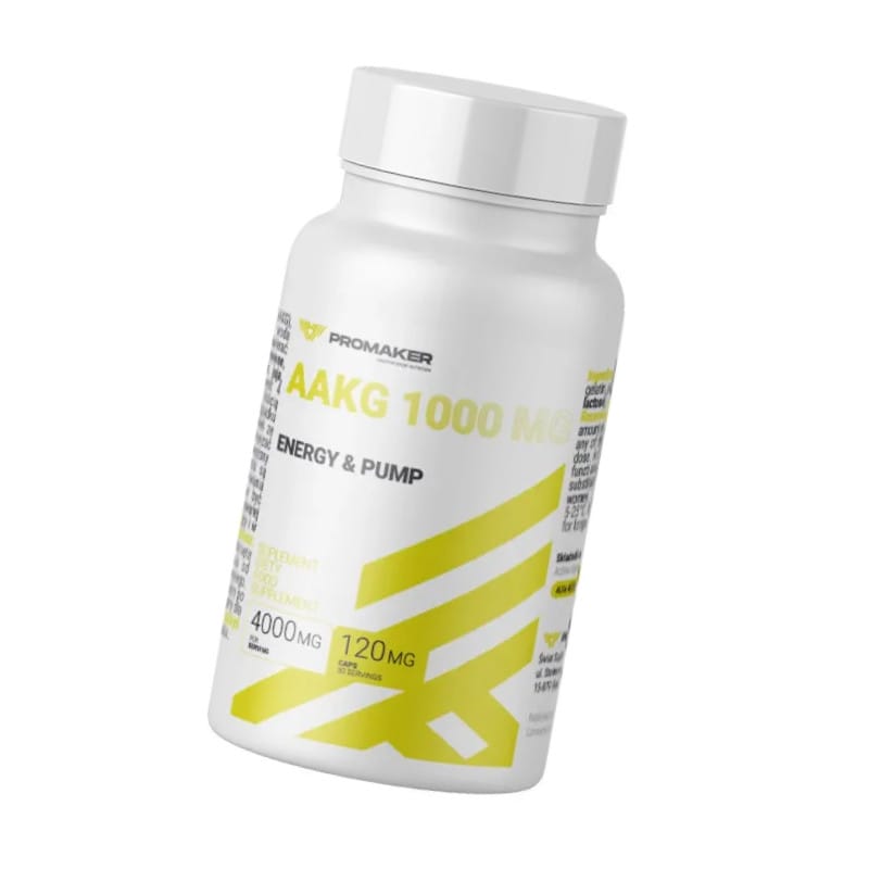 Suplement diety PROMAKER aakg 1000mg 120szt