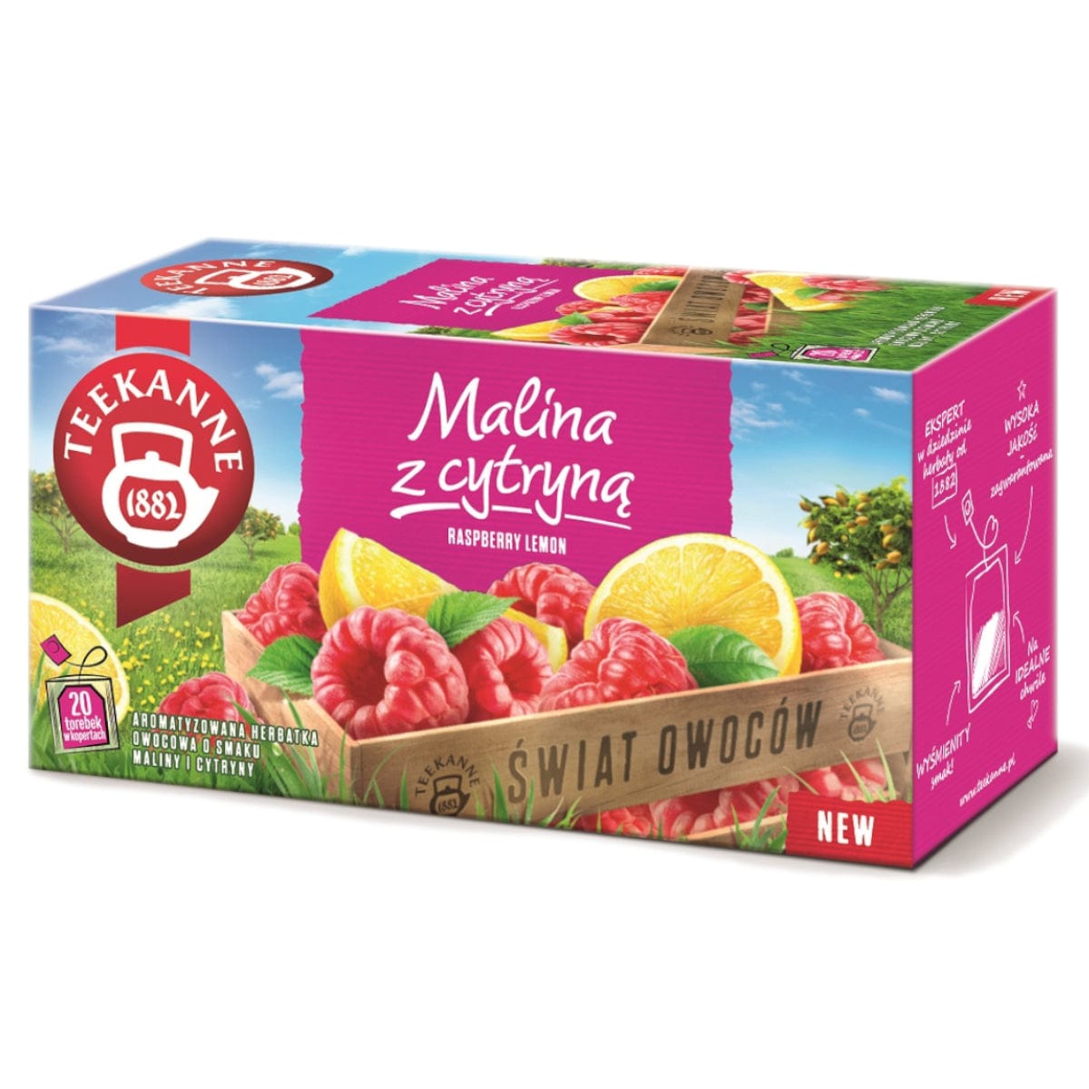 Produkt TEEKANNE Herbata owocowa TEEKANNE z cytryną 20 szt. 000645