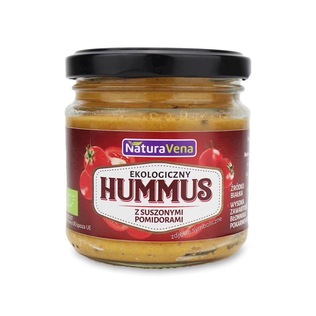 Produkt NATURAVENA BIO HUMMUS Z SUSZONYMI POMIDORAMI BIO 185 g - NATURAVENA 5902367409968