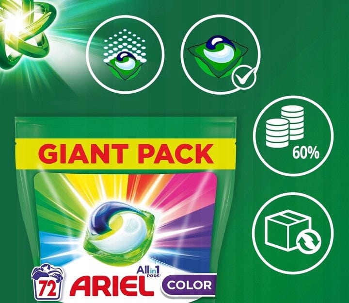 Produkt ARIEL Kapsułki do prania 2x Kapsułki do prania ARIEL All-in-1 PODS 72 prania 72 szt. K_034859_2