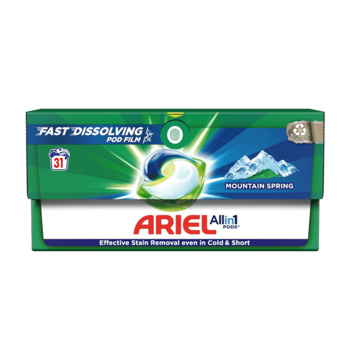 Produkt ARIEL Kapsułki do prania ARIEL Mountain Spring 31 szt 035654