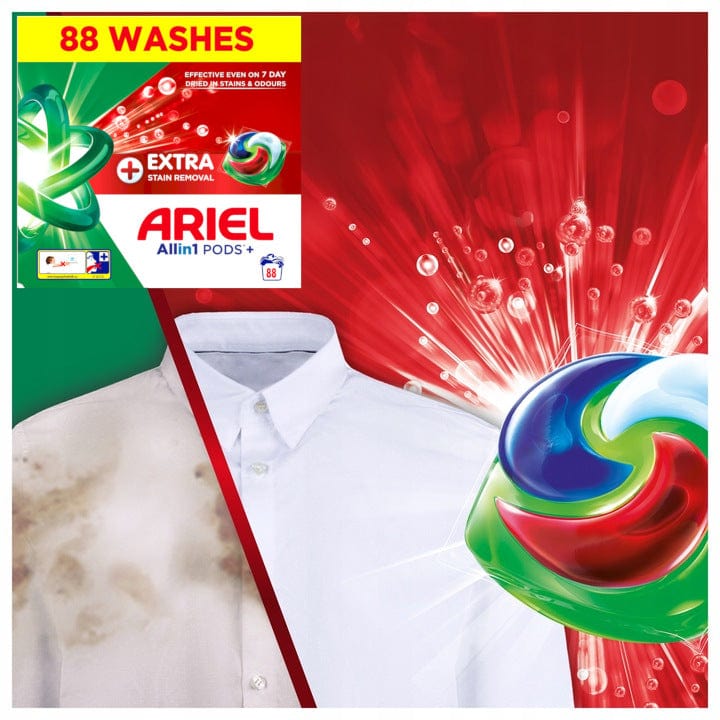 Produkt ARIEL Kapsułki do prania ARIEL Pods All in 1 Extra Clean (88 prań) 2x 44szt 003933
