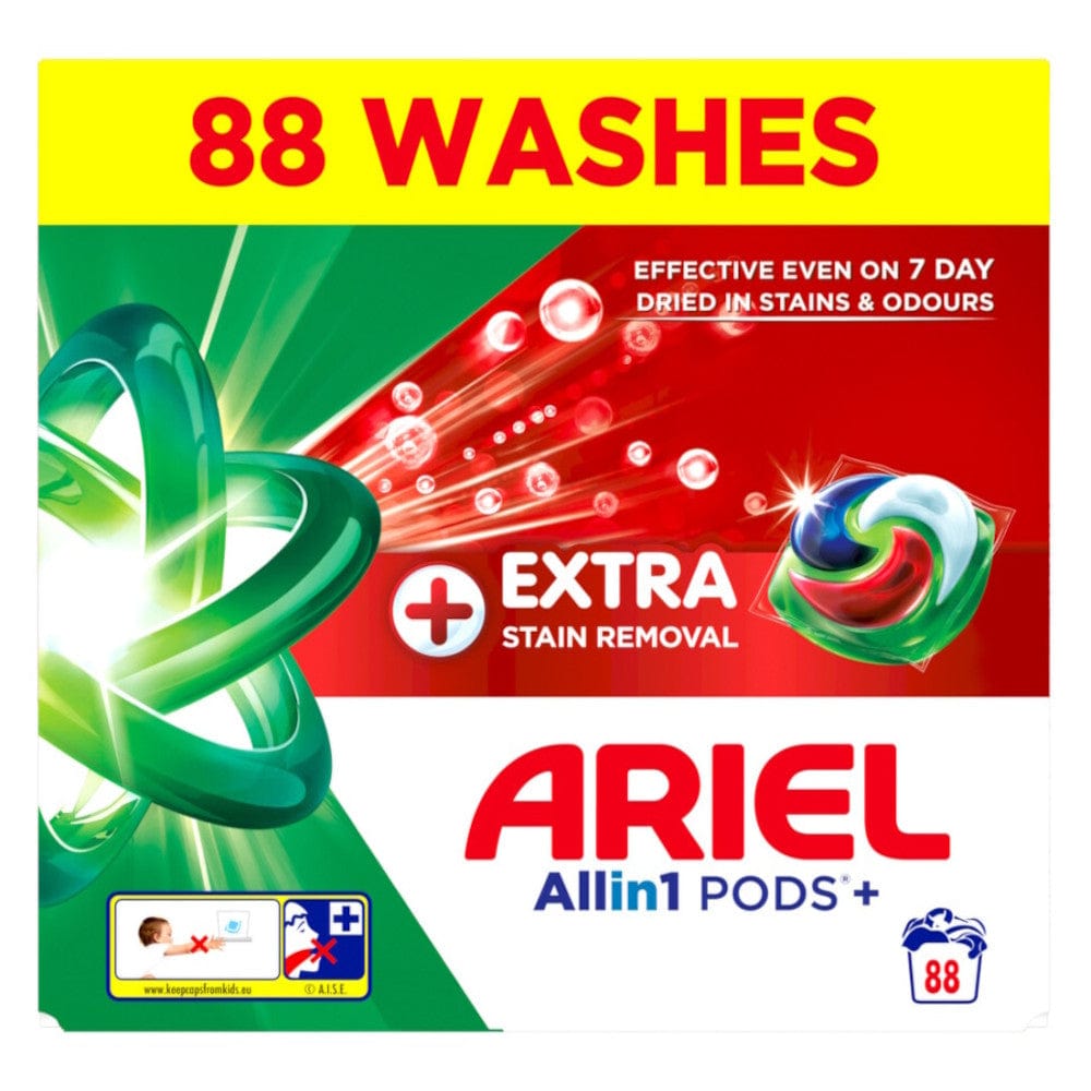 Produkt ARIEL Kapsułki do prania ARIEL Pods All in 1 Extra Clean (88 prań) 2x 44szt 003933