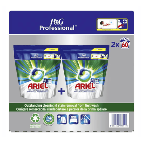 Produkt ARIEL Kapsułki do prania ARIEL Pods All in One Regular 2x60szt 037659