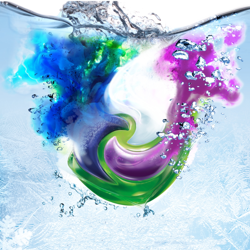 Produkt ARIEL Kapsułki do prania Kapsułki do prania ARIEL Pods All in 1 Amethyst Flower Touch of Lenor 52 szt 003667