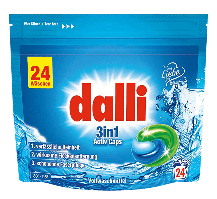 Produkt DALLI Kapsułki do prania Kapsułki do prania DALLI białe kolor 3in1 2x 24szt Z00126