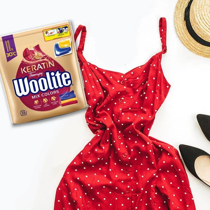 Produkt WOOLITE Kapsułki do prania Kapsułki do prania WOOLITE Keratin Therapy MIX 3x 33szt Z00586