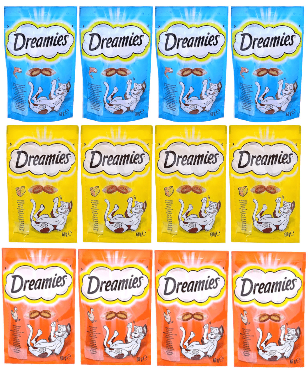 Produkt DREAMIES Karma dla Kota DREAMIES Mix smaków 12x60g 045623