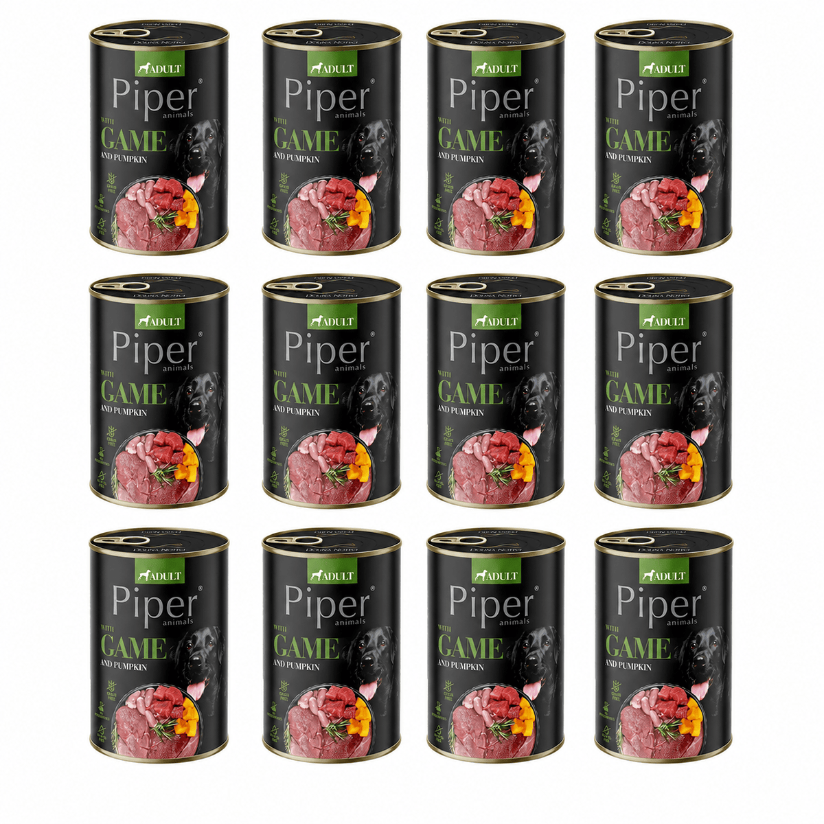 Produkt bd24.pl Karma mokra dla psa PIPER z dziczyzną i dynią 12 x 400g K_045242_12