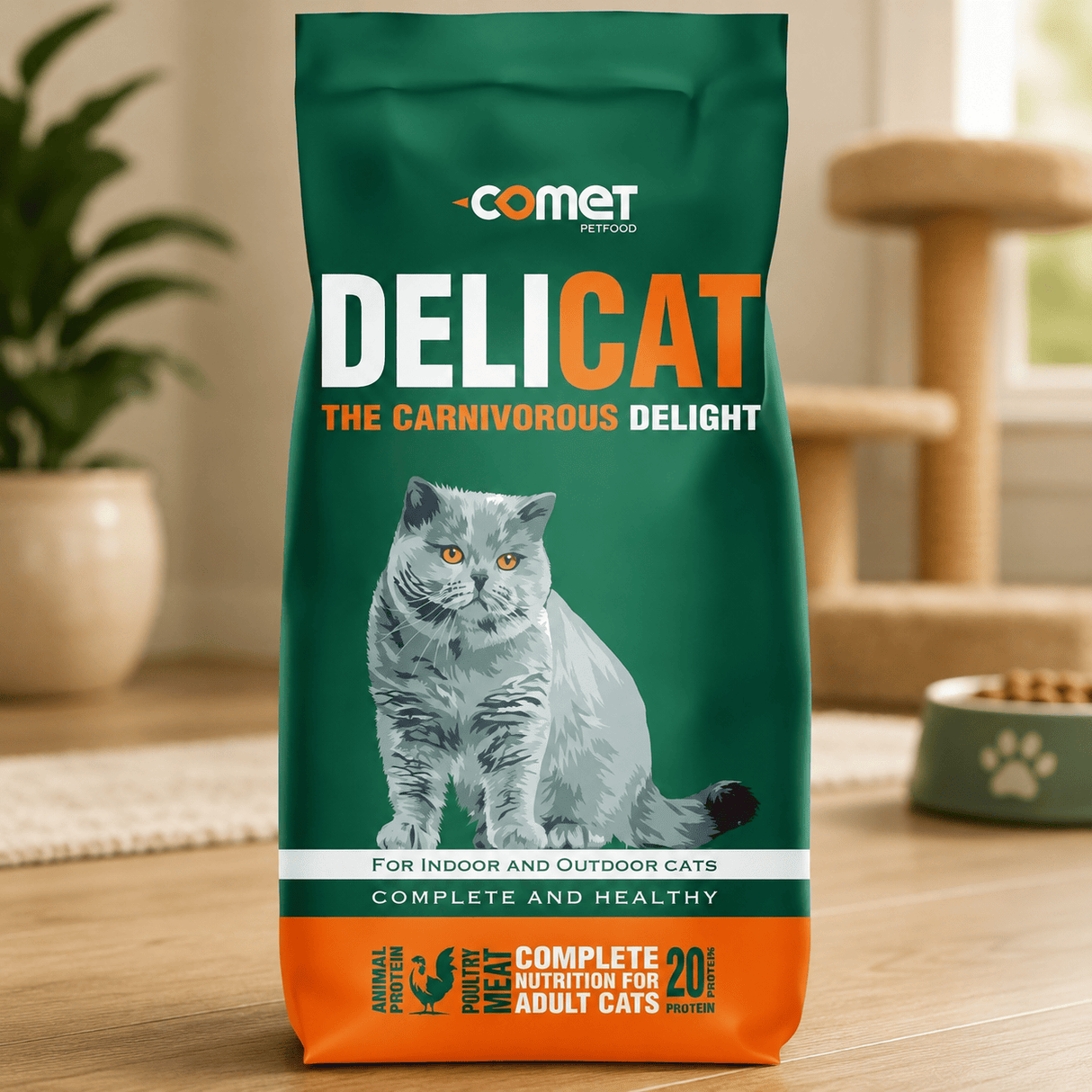 Produkt bd24.pl Karma sucha DELICAT dla kotów dorosłych 20kg 006191