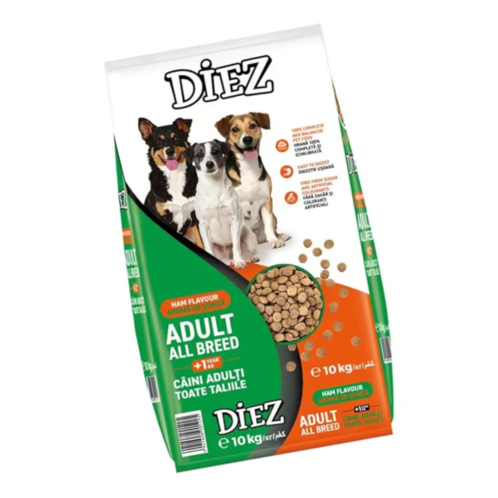 Produkt bd24.pl Karma sucha DIEZ dla psa Szynka 10kg 006190