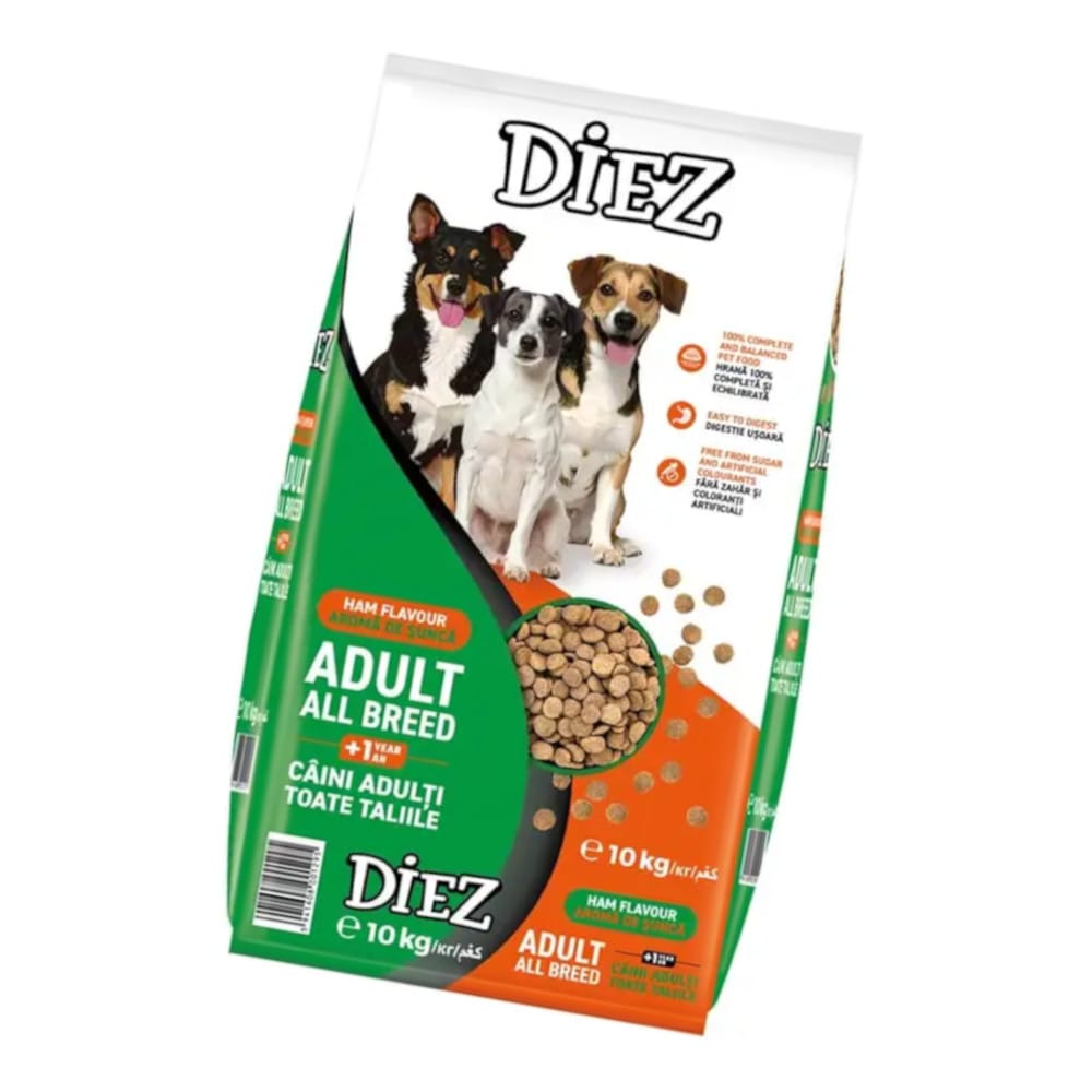 Produkt bd24.pl Karma sucha DIEZ dla psa Szynka 10kg 006190