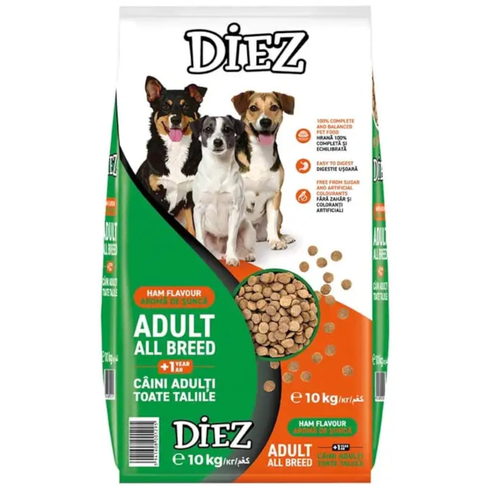 Produkt bd24.pl Karma sucha DIEZ dla psa Szynka 10kg 006190