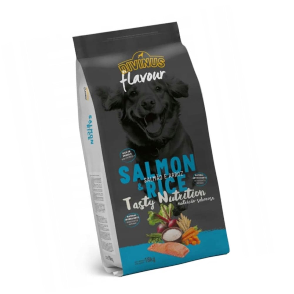 Produkt bd24.pl Karma sucha DIVINUS dla psów Łosoś z ryżem 18 kg 006184