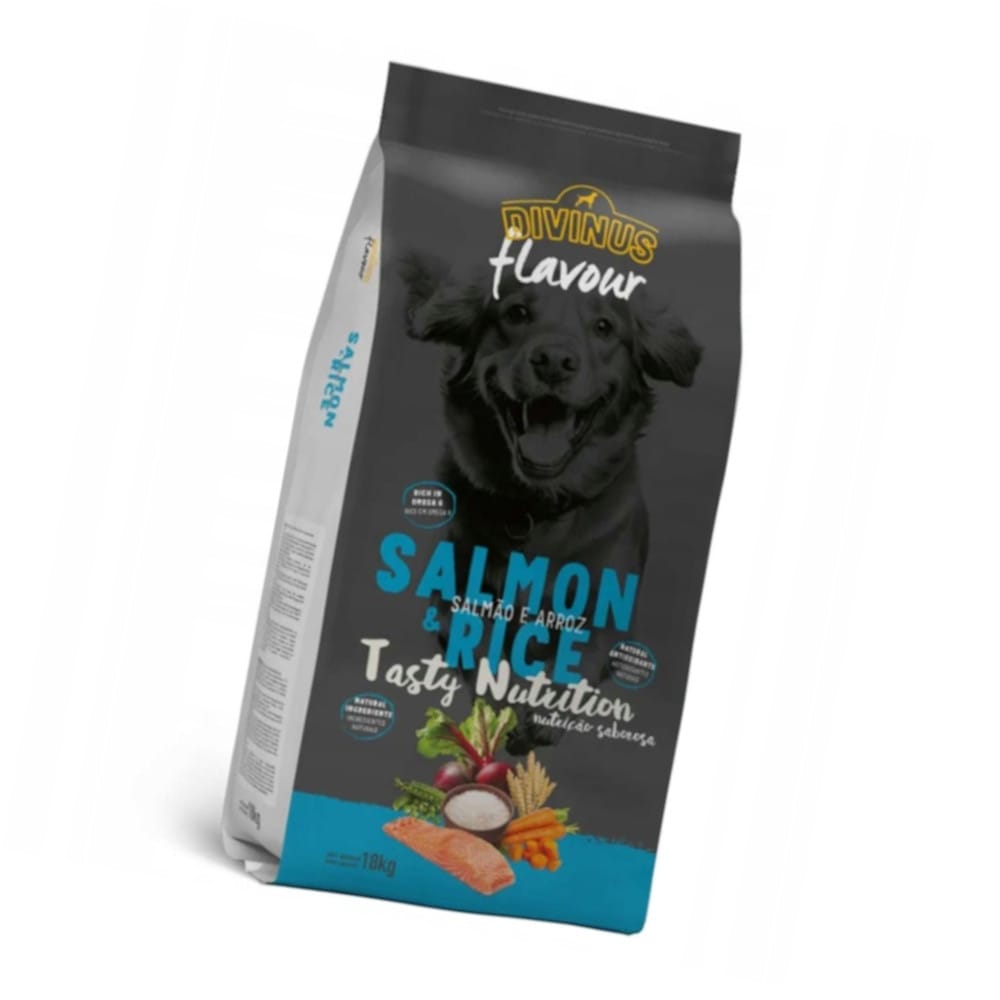 Produkt bd24.pl Karma sucha DIVINUS dla psów Łosoś z ryżem 18 kg 006184