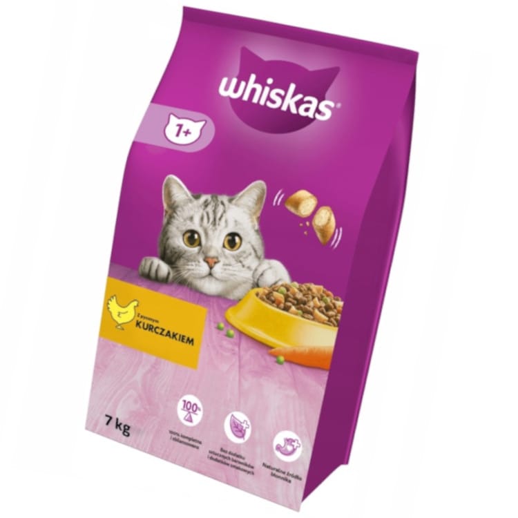Produkt WHISKAS Karma sucha dla kota WHISKAS Kurczak 7kg 006058