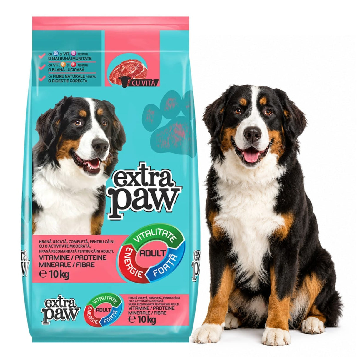 Produkt bd24.pl Karma sucha dla psa EXTRA PAW Adult Wołowina 10kg 006195