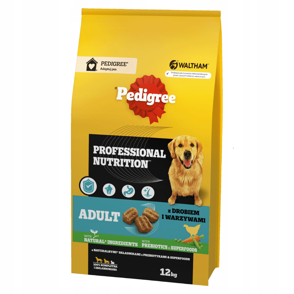 Produkt PEDIGREE Karma sucha dla psa PEDIGREE Professional Drób 12kg 003948