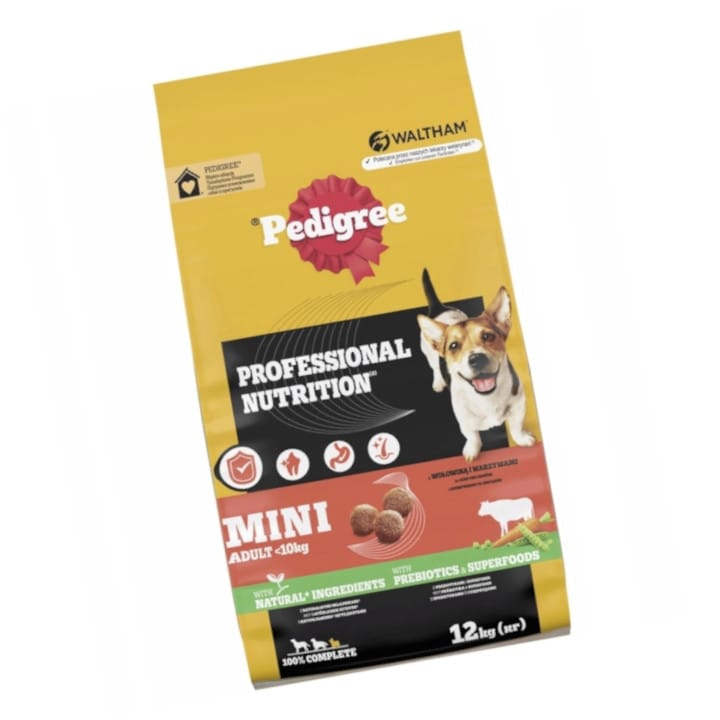 Produkt PEDIGREE Karma sucha dla psa PEDIGREE Wołowina Małe Rasy 12kg 006415