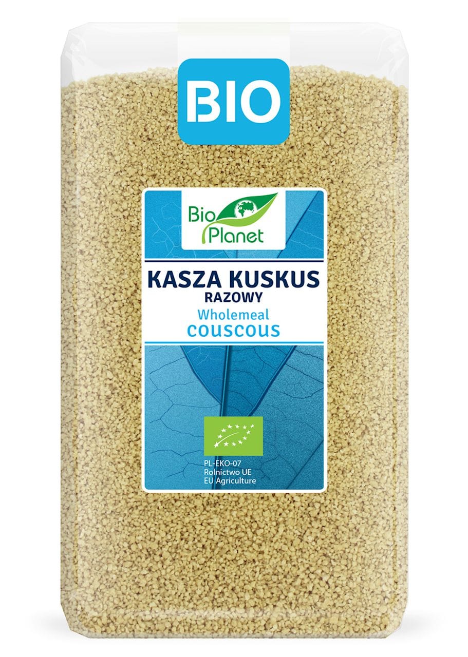 Produkt BIO PLANET - seria NIEBIESKA (ryże, kasze, ziarna) KASZA KUSKUS RAZOWY BIO 1 kg - BIO PLANET 5907814665478