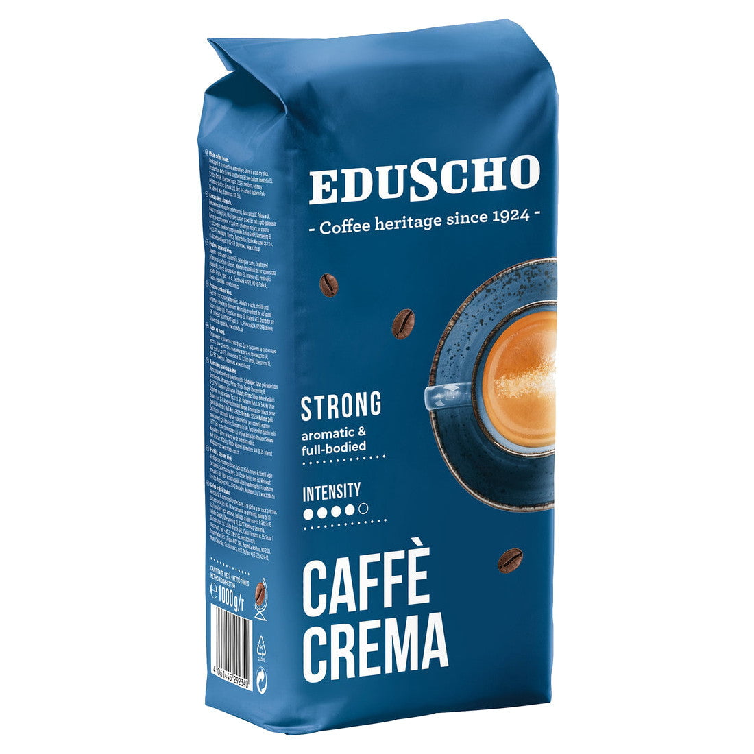 Produkt EDUSCHO Kawa ziarnista Kawa ziarnista EDUSCHO Caffe Crema Strong 2x1kg + GRATIS Crema Gold 100g Z00957